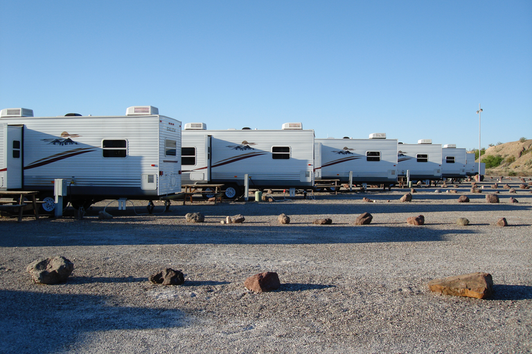 Identical Trailers Rented to Workers with Seasonal Jobs