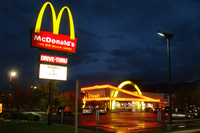 Monopoly is more than a game at McDonald's. It's their business goal, as it is for any fast food franchiser, regardless of how it may affect small businesses in many communities. Corporate food must metastasize, or die before its customers do.